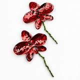 Brinco Maxi Resinado Flor Orquídea – Protagonismo