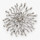 Broche Orgânico Metalizado – Expressividade